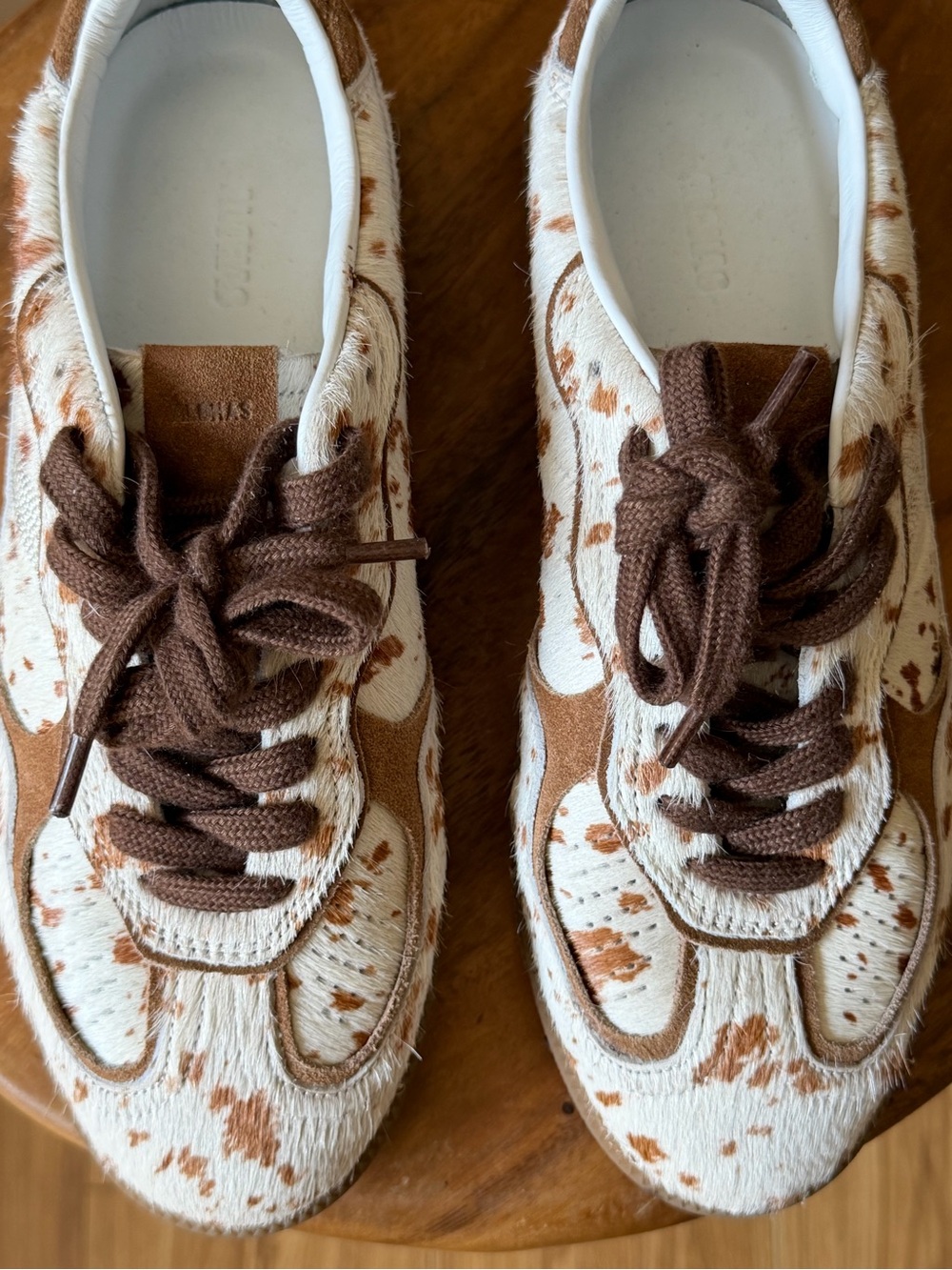 ALOHAS Brown & White Bambi Print Sneakers - Picture 3 of 5